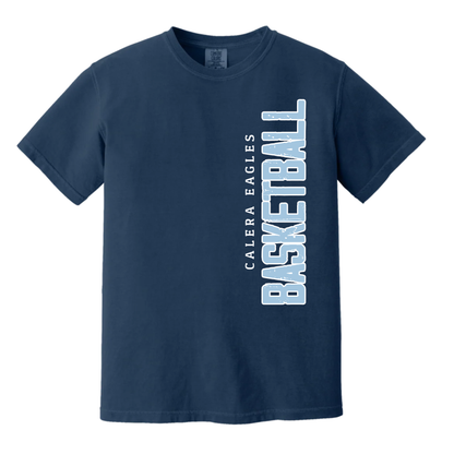 Eagles Basketball Grunge Vertical Tee