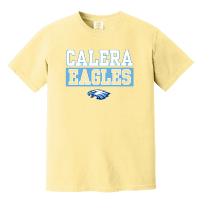 Calera Eagles Stacked Varsity Tee
