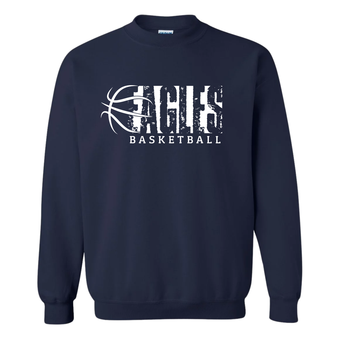 Eagles Basketball Grunge Sweatshirt