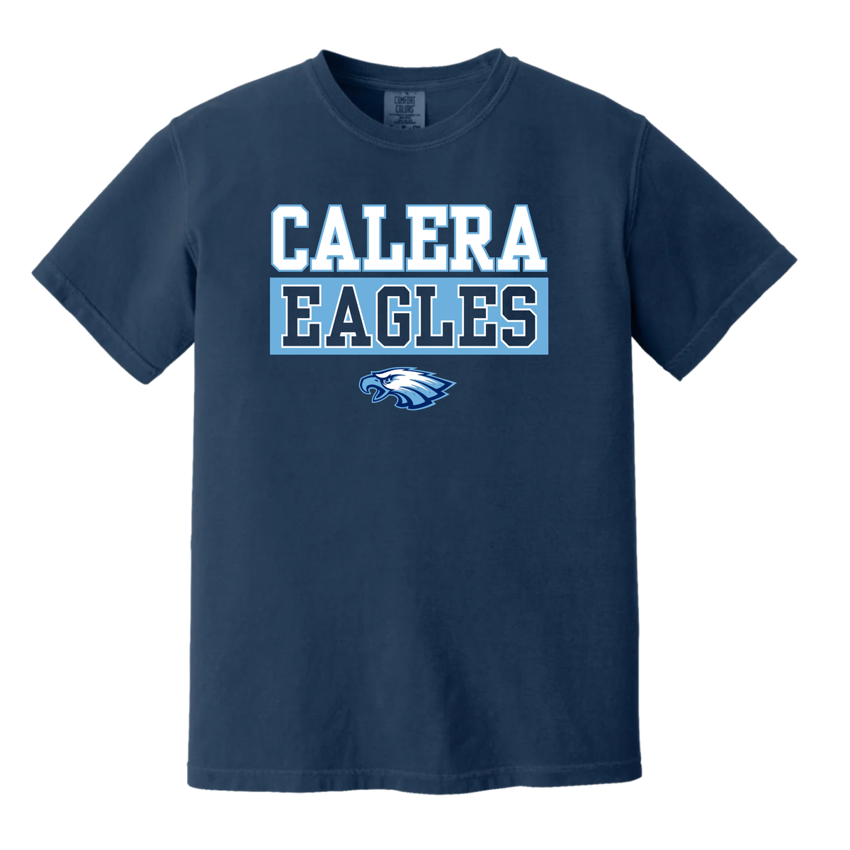 Calera Eagles Stacked Varsity Tee