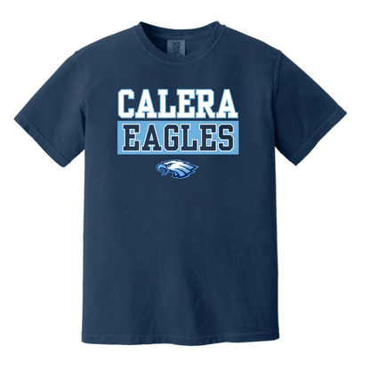 Calera Eagles Stacked Varsity Tee