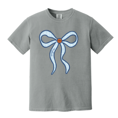 Calera Eagles Basketball Bow Tee