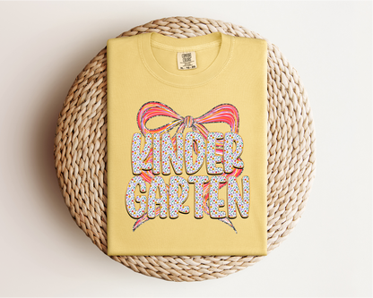 School Bow Grade Level Tee