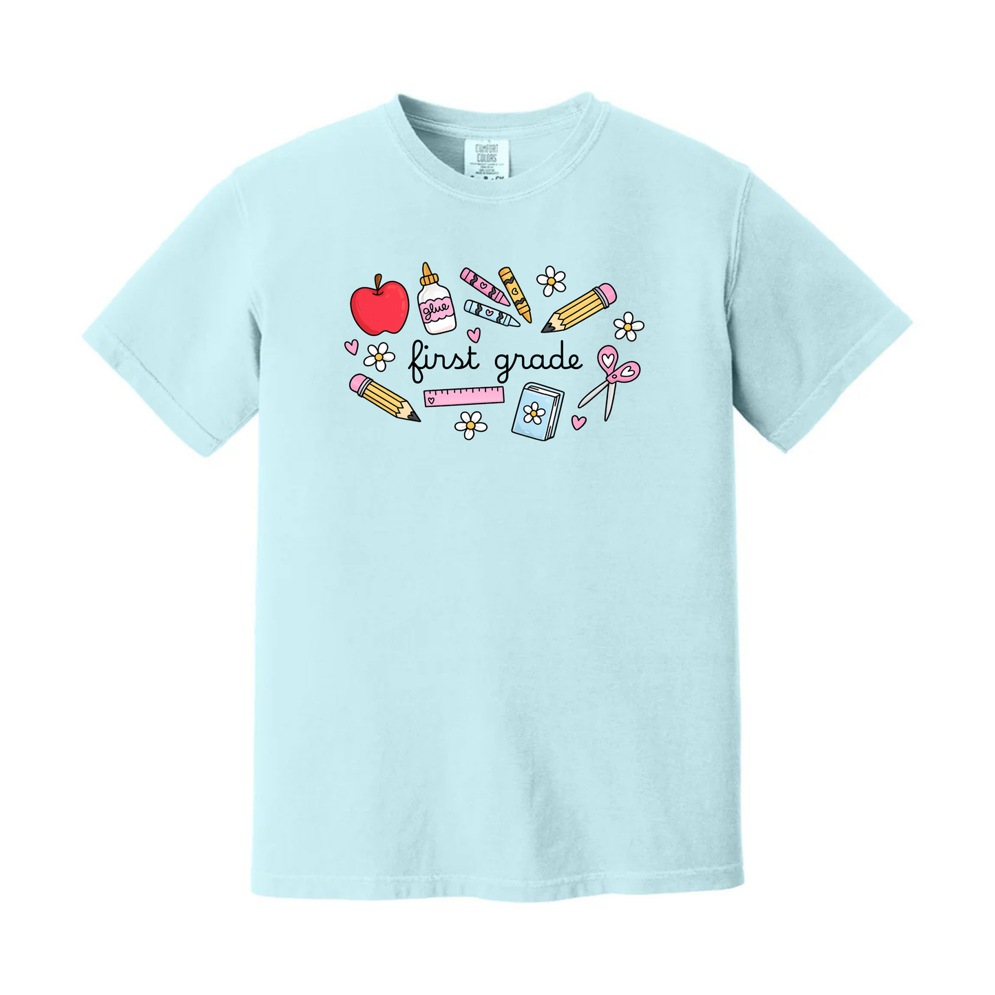 Custom School Supply Doodle Tee