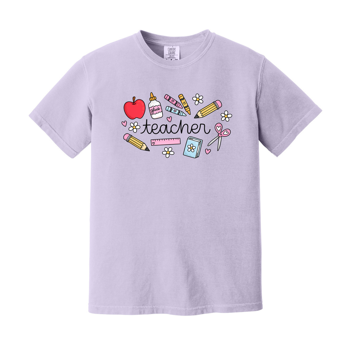 Custom School Supply Doodle Tee
