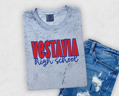 Vestavia Custom Color Blast Tee