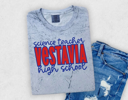 Vestavia Custom Color Blast Tee