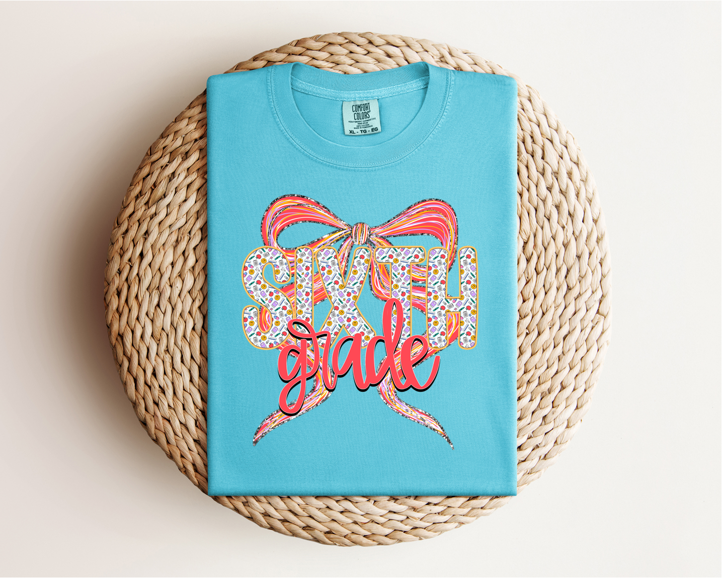 School Bow Grade Level Tee