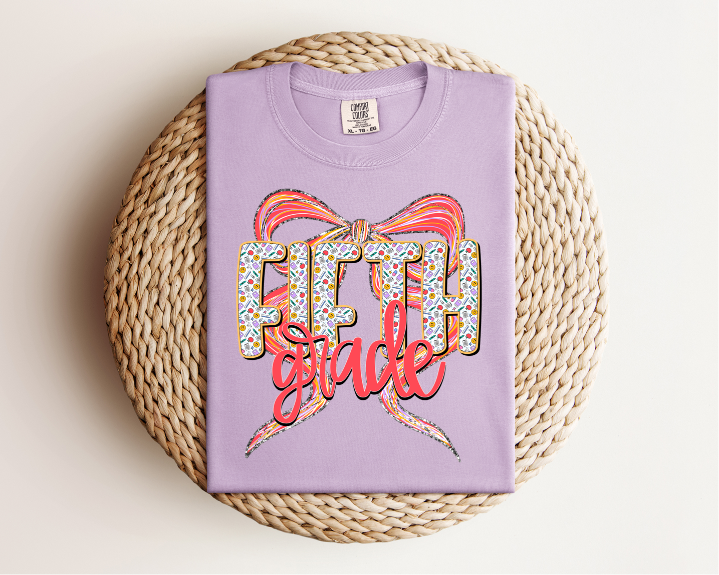 School Bow Grade Level Tee