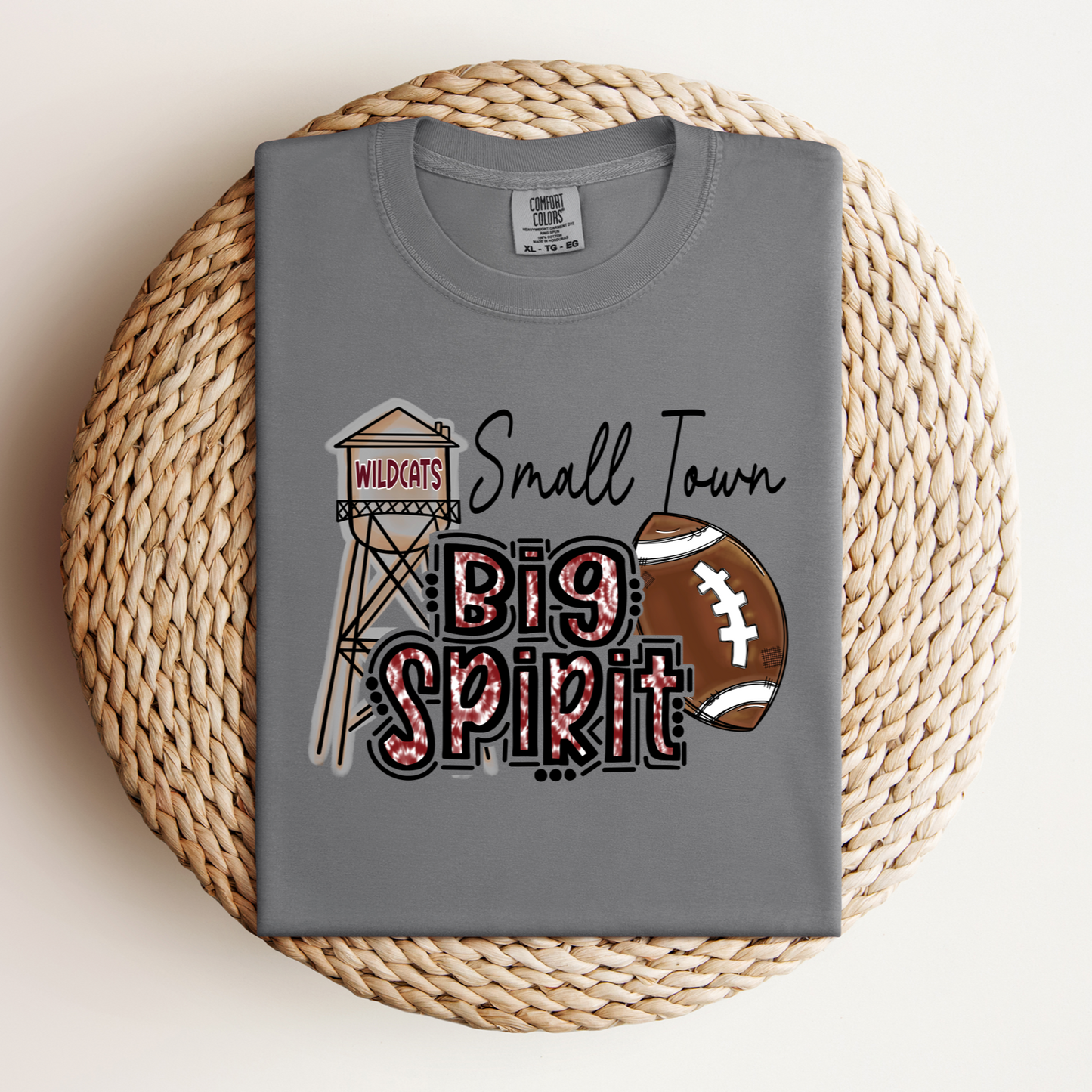 "Small Town, Big Spirit" Tee