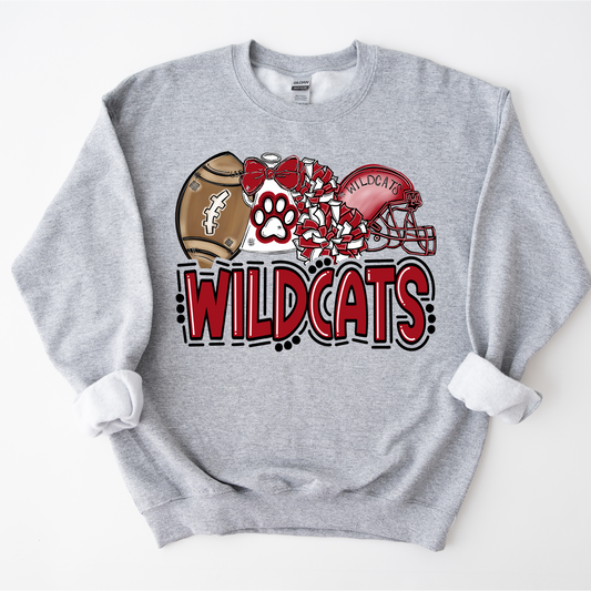 "Wildcats" Spirit Sweatshirt