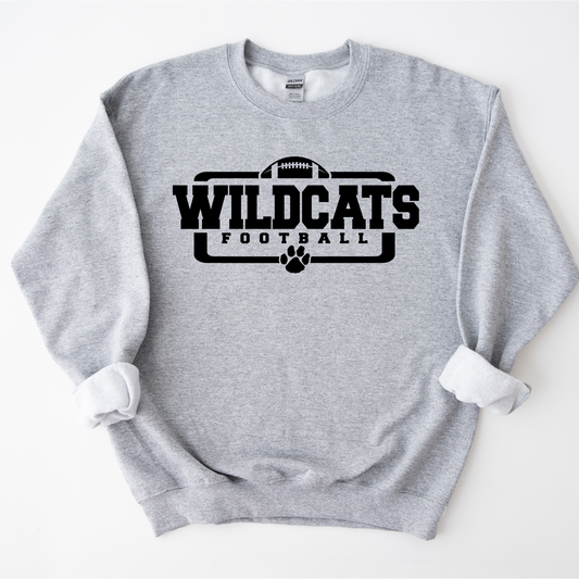 "Wildcats Football" Sweatshirt